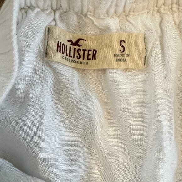 Hollister White Lace Panel Flare Mini Skirt Size S - Picture 4 of 4